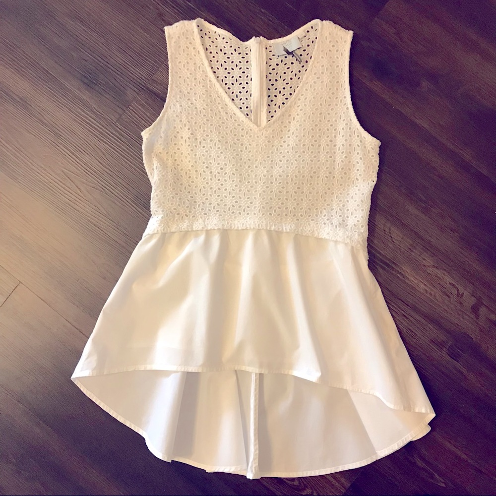 Anthropologie Peplum Style Top • Size XS